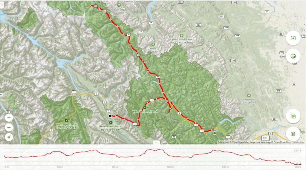 Canada-PNW Day 4, Banff to Golden, BC - The North Texas Moto Journal